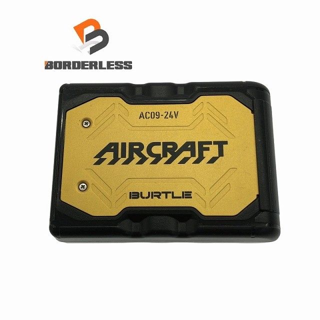 品 BURTLE バートル 24V エアークラフト用リチウムイオンバッテリー AC09 金|ゴールド モデル 空調作業服用 京セラ 116201116201