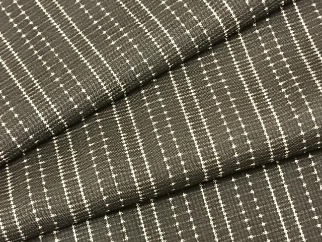 平和屋着物▽本場大島紬 単衣 縞 正絹 AABB2280fy