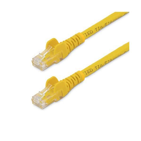 まとめ StarTech.com カテゴリ6 LANケーブル RJ45モールドコネクタ 5m イエロー N6PATC5MYL 1本 ×3セット