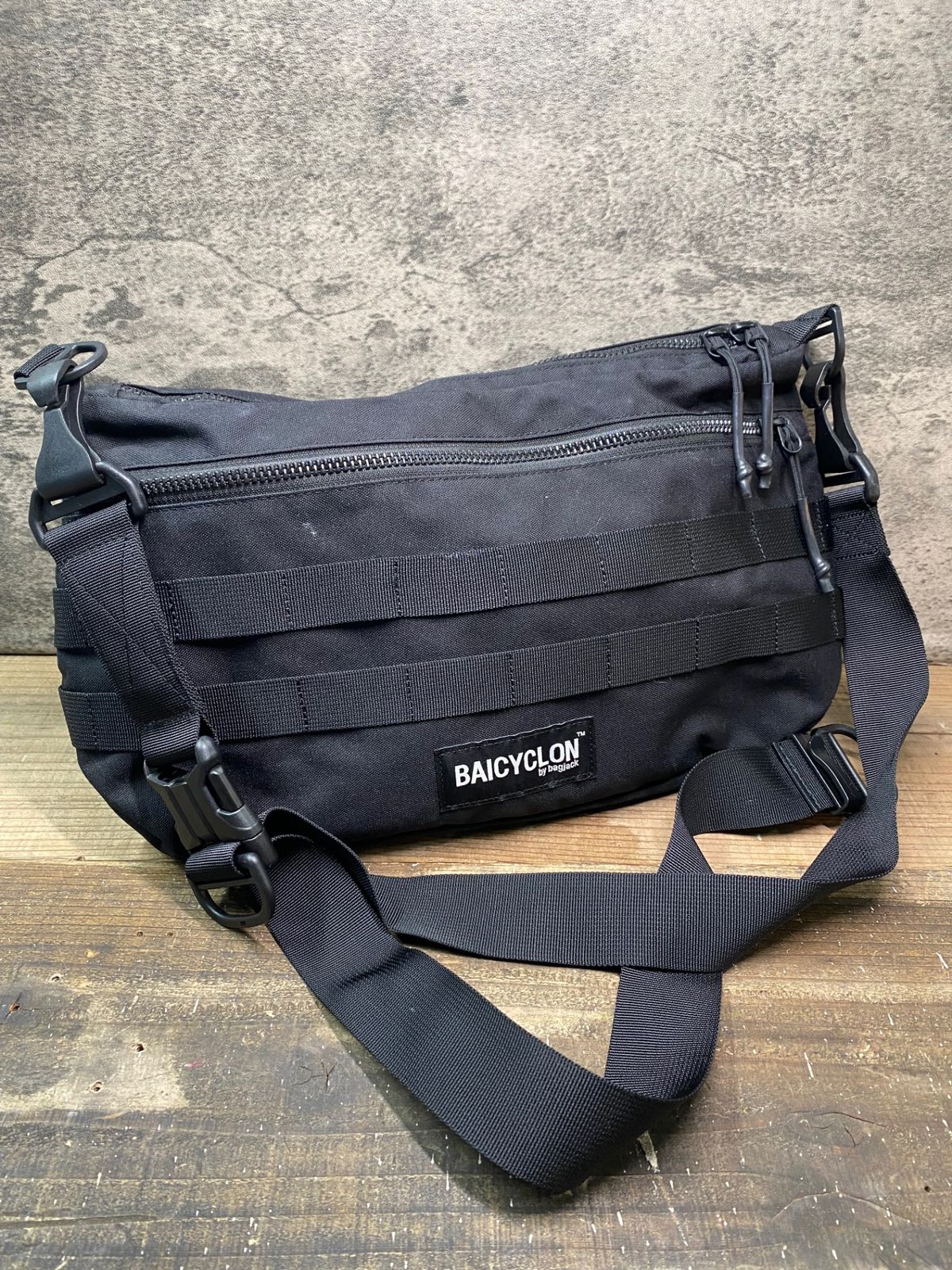 IQ530 バイシクロン BAICYCLON by bagjack ショルダーバッグ 黒
