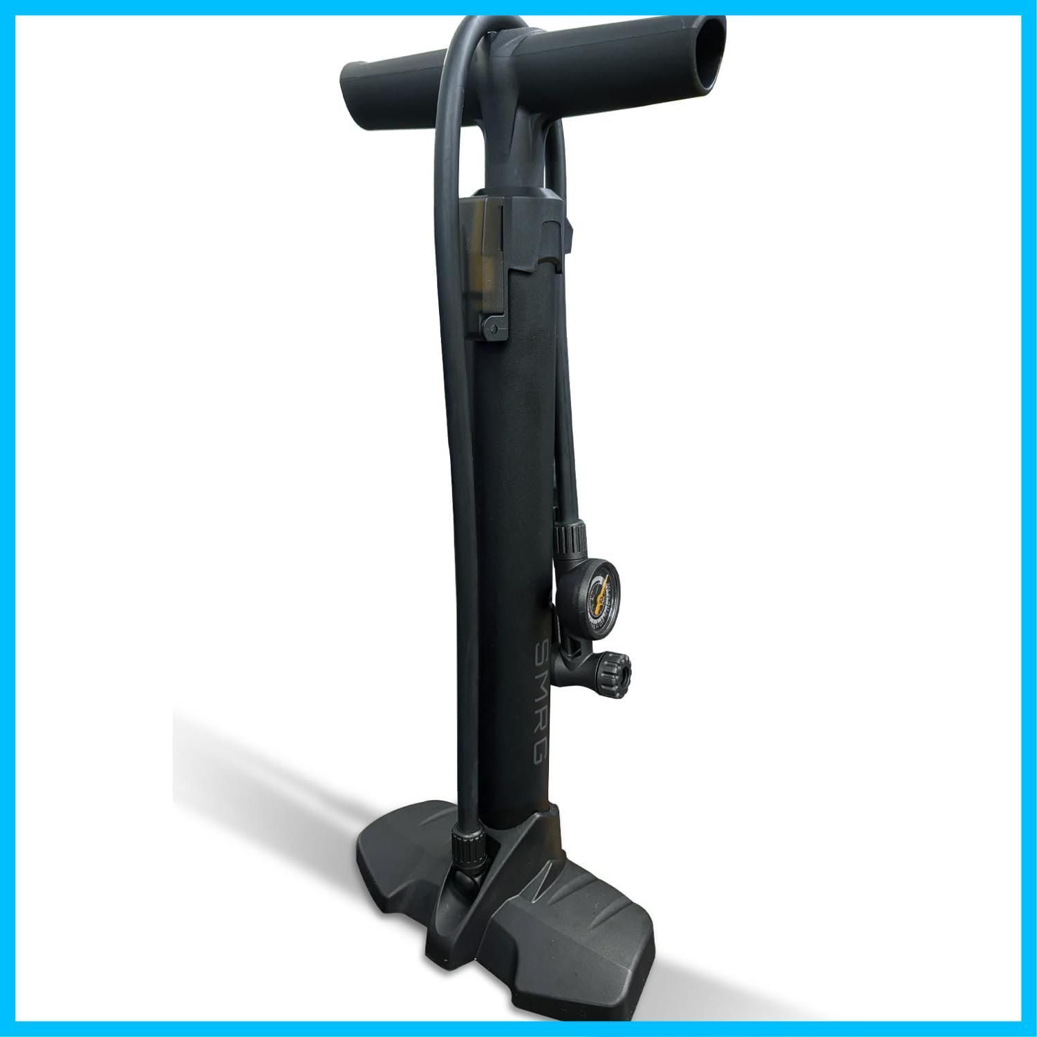 【特価】【台湾製】SMRG 自転車 空気入れ 英式 仏式 米式バルブ対応 小型 軽量 コンパクト フロアポンプ 空気針 ノズル 付属 ケース ...