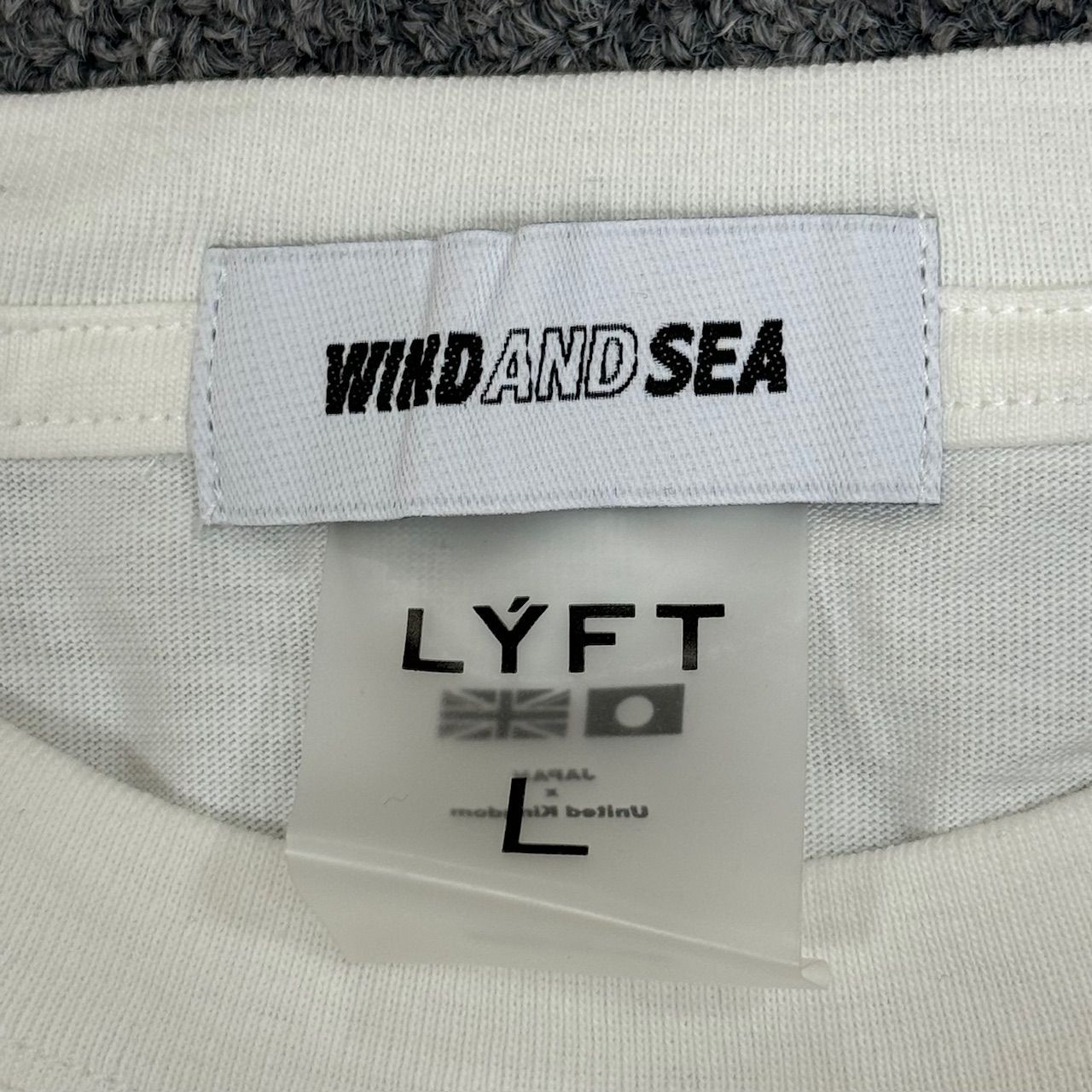 WIND AND SEA × LYFT Wind and Lyft Stretch Tee コラボ ロゴプリント 
