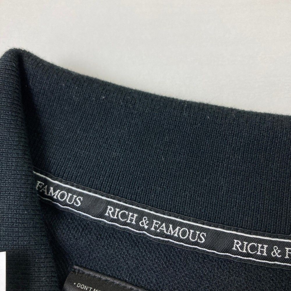 サイズ：S MARK&LONA マークアンドロナ 半袖ポロシャツ ブラック系