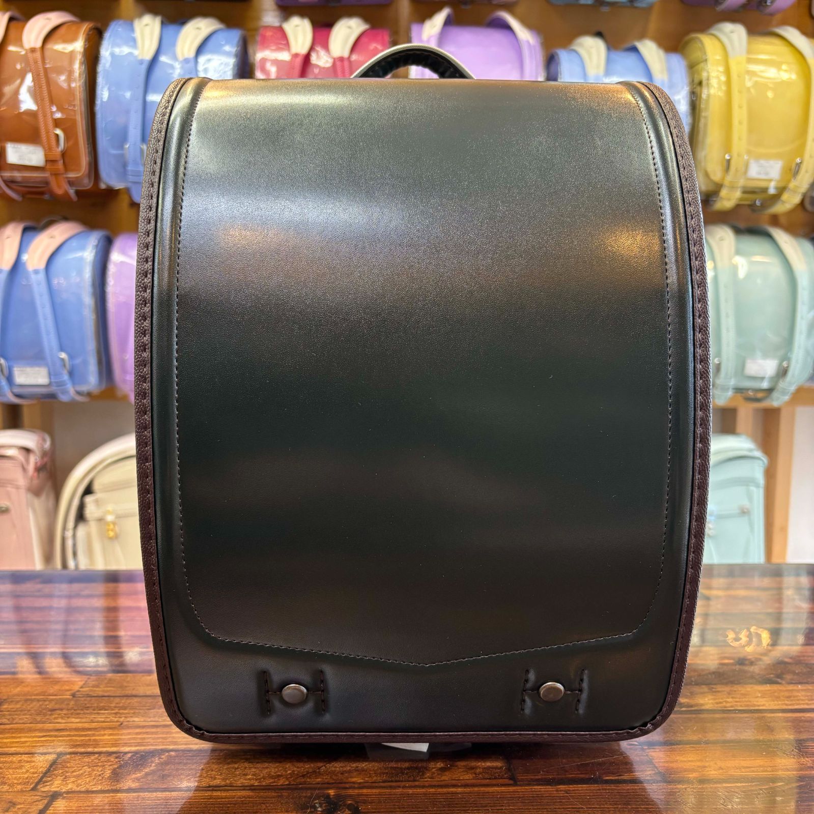 アウトレット品 ユーロスタイル グリーン ボルド 榮伸 エイシン フィットちゃん背カン搭載 ランドセル