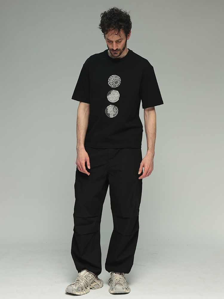 【関税込み】Feng Chen Wang ブラウン ウォッシュ ロゴ Tシャツ 関税込み】Feng Chen Wang Tシャツ (Feng Chen Wang/Tシャツ