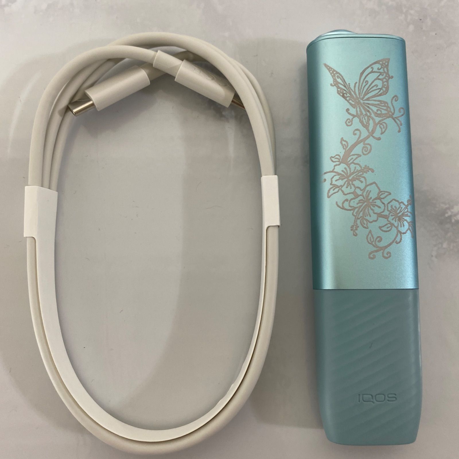 アゲハ蝶 デザイン レーザー加工 iQOS ILUMA i ONE アイコス