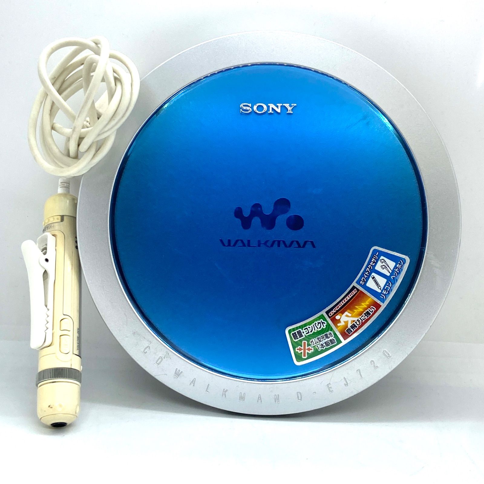 ジャンク品】SONY WALKMAN ポータブルCDプレーヤー D-EJ720 - メルカリ