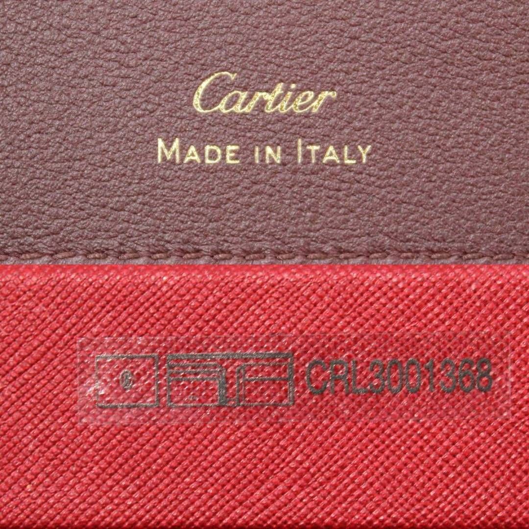 Cartier/カルティエ 二つ折り財布 マストライン ボルドー 保存袋、箱付き NO Sランク - メルカリ