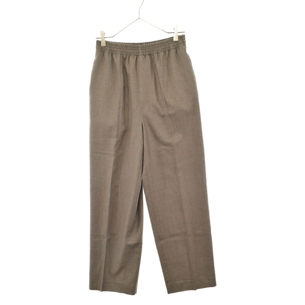 AURALEE (オーラリー) 22AW SUPER LIGHT WOOL EASY SLACKS テーパード イージースラックスパンツ ブラウン  A22AP03OS - メルカリ