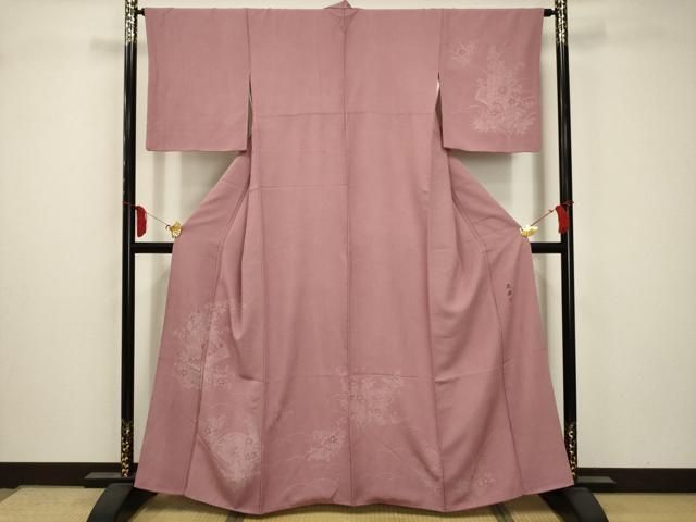 平和屋着物□伝統工芸士 華山 訪問着 流水風景文 暈し染め