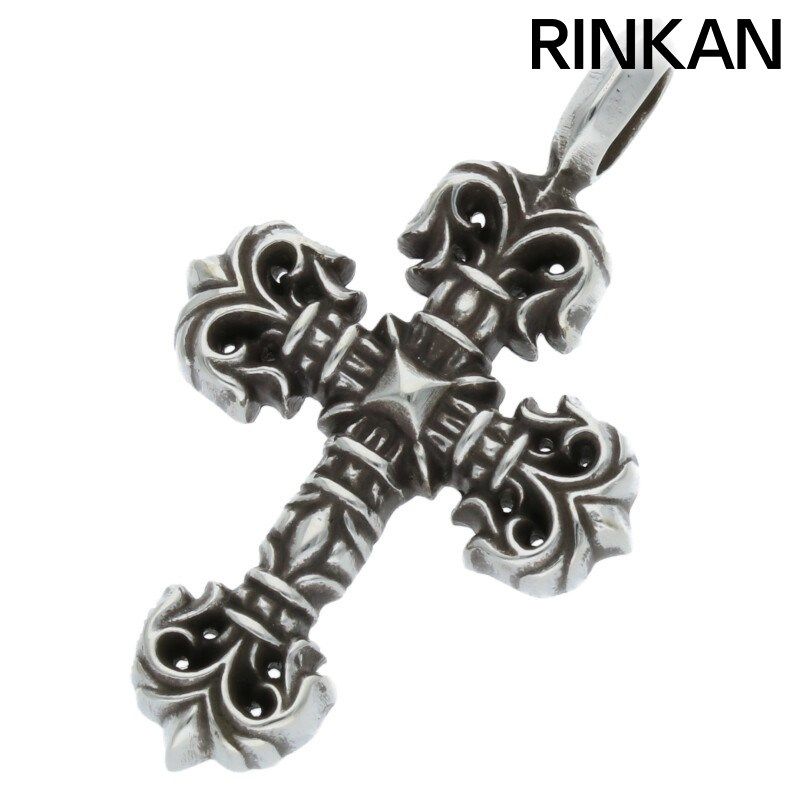 クロムハーツ ×シルバー CHARM FILIGREE TINY|タイニーフィリグリー チャーム|シルバーネックレストップ メンズ