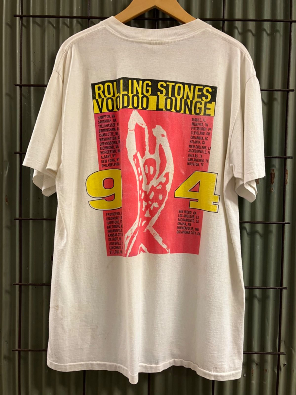 90‘s THE ROLLING STONES Band T-shirt バンドT ローリングストーンズ