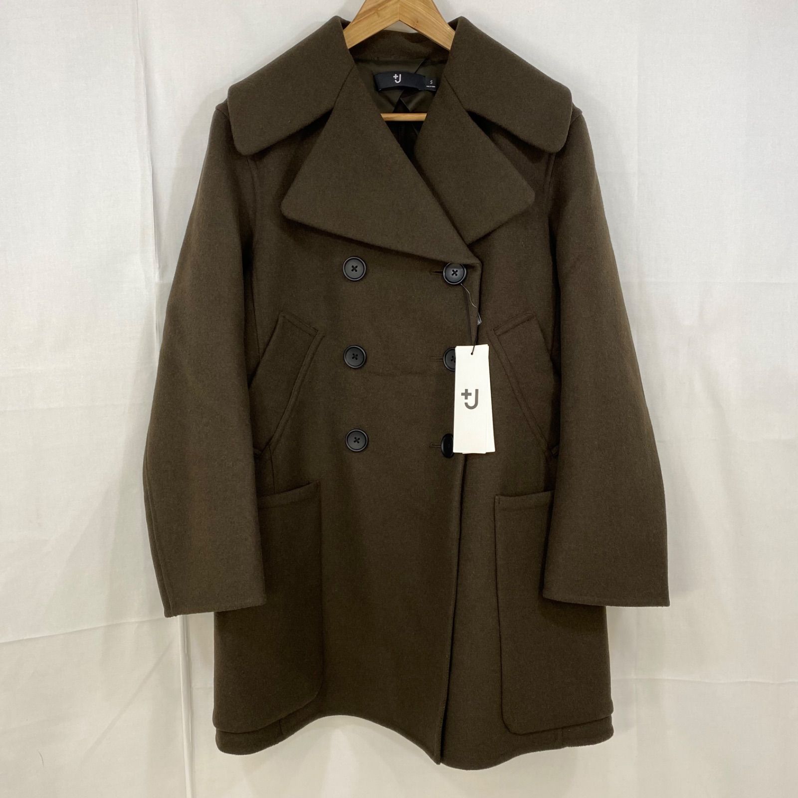 ＋J】ユニクロ×ジル・サンダー Pコート ユニクロ公式 | ダブル