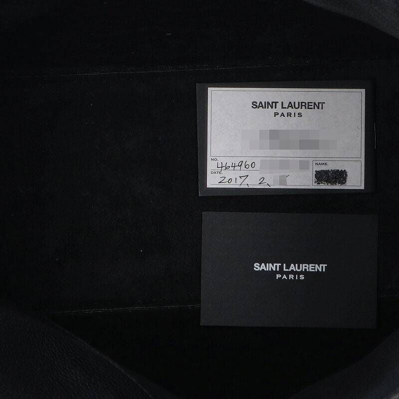 SAINT LAURENT 使い分け PARIS サックドジェール レザー コインケース