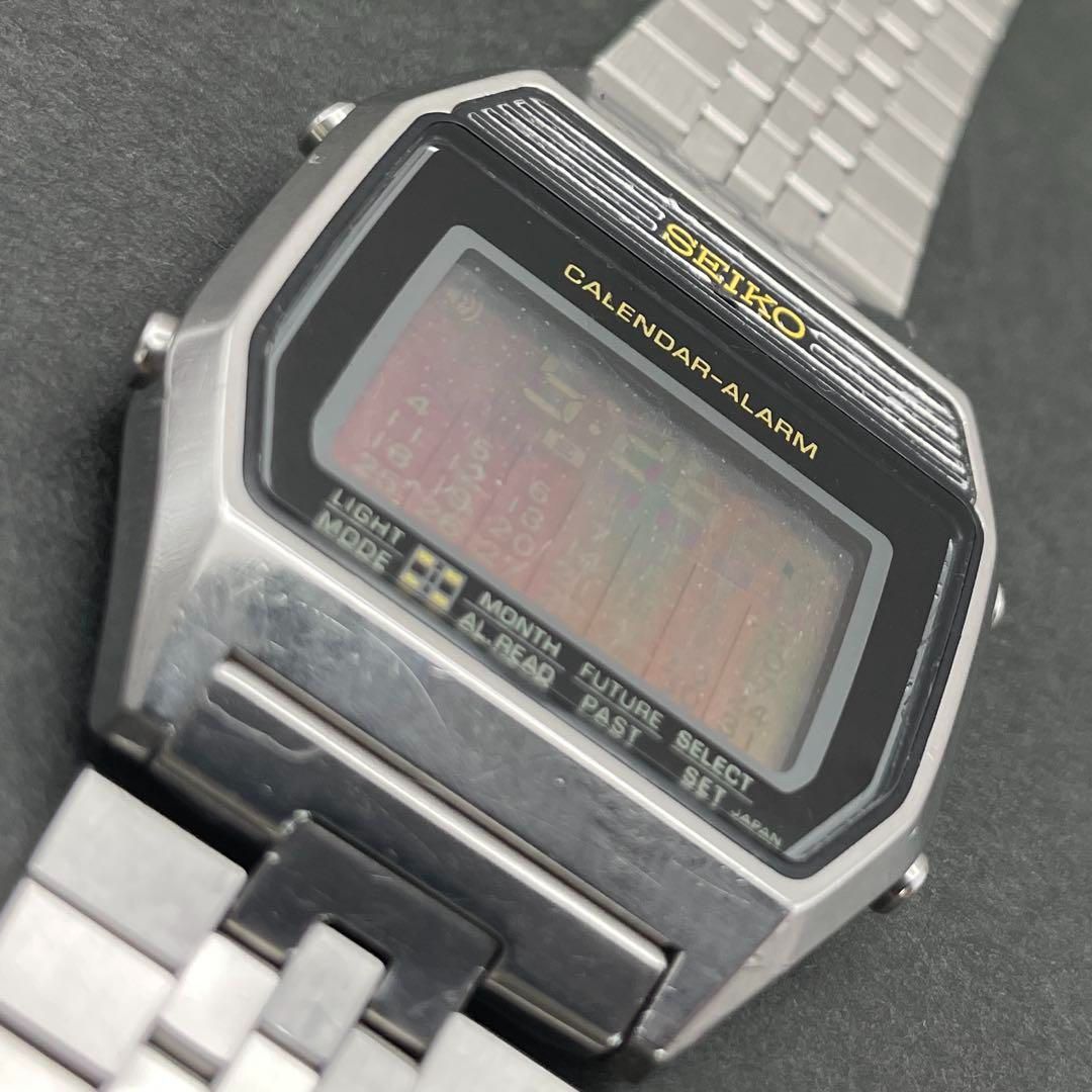 動作OK】SEIKO A354-400B CALENDER-ALARM デジタル セイコー