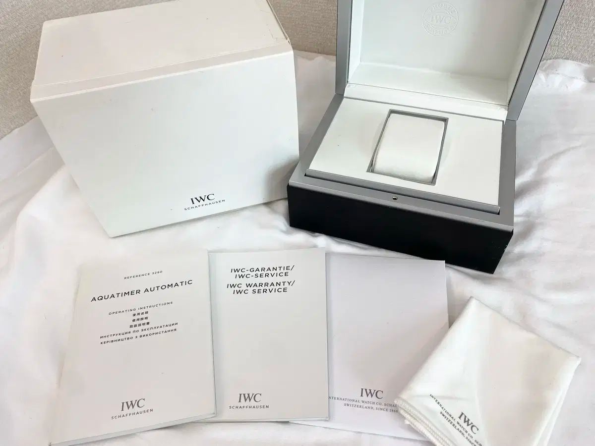 IWC 時計 ケース アクアタイマー 小冊子