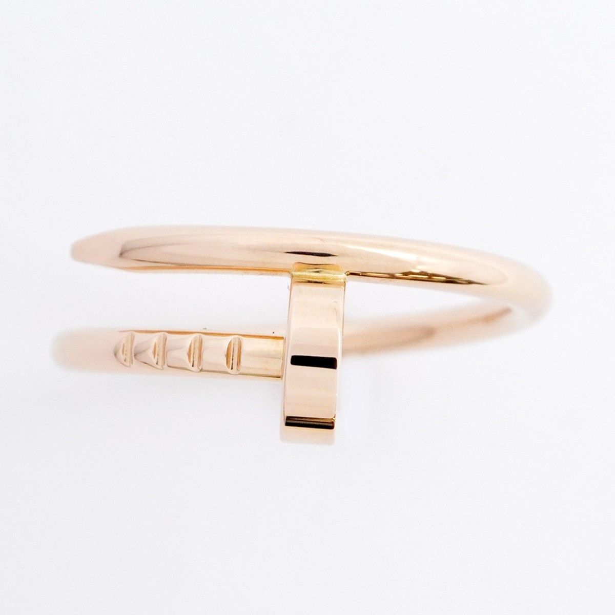 5jib0477 カルティエ リング ジュストアンクル K18PG ピンクゴールド ＃49 レディース