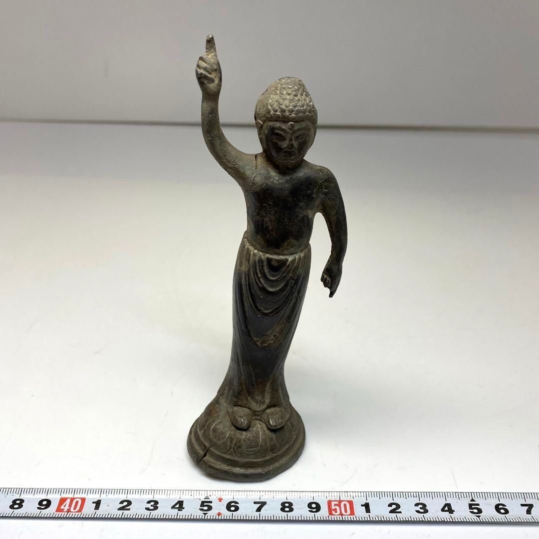 古銅 誕生仏 274g トヒル 本さ6-0506
