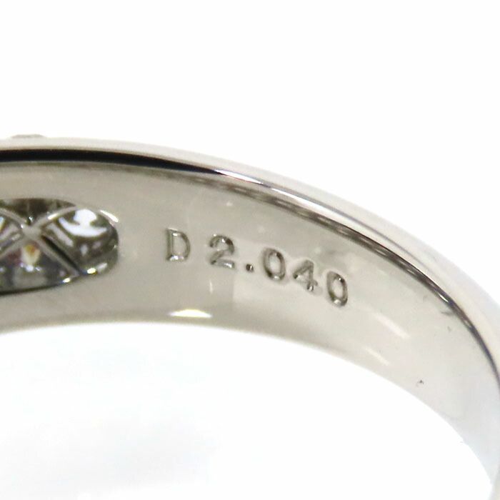 GIMEL ギメル デザイン パヴェ ダイヤ リング Pt950 プラチナ