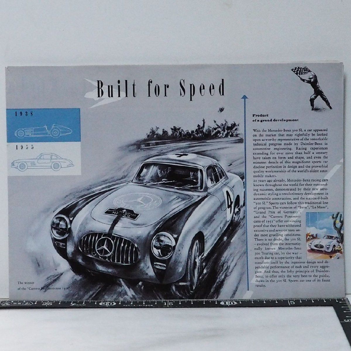 旧車カタログ メルセデス・ベンツ MERCEDES-BENZ 230SL ドイツ印刷・英文カタログ 16ページ+1枚 1965年頃 F001-06 旧車カタログ 022Mercedes Benz メルセデス ベンツ 1980年 総合