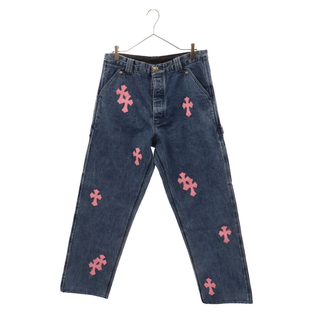 CHROME HEARTS (クロムハーツ) DENIM CARPENTER CROSS PATCH クロス ...