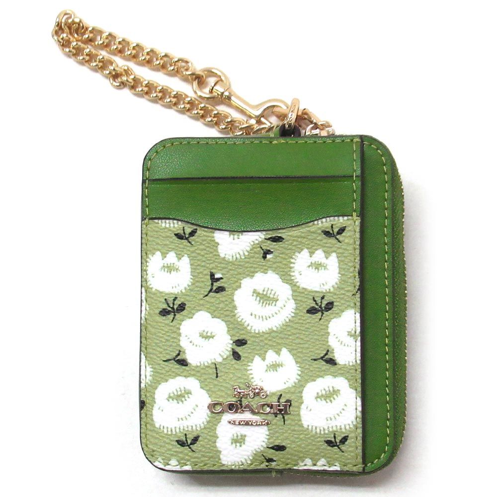 ♥ コーチ コインケース COACH アウトレット フローラル プリント 花柄 キャンバス ジップ カードケース 小銭入れ CBL79 IMUY3
