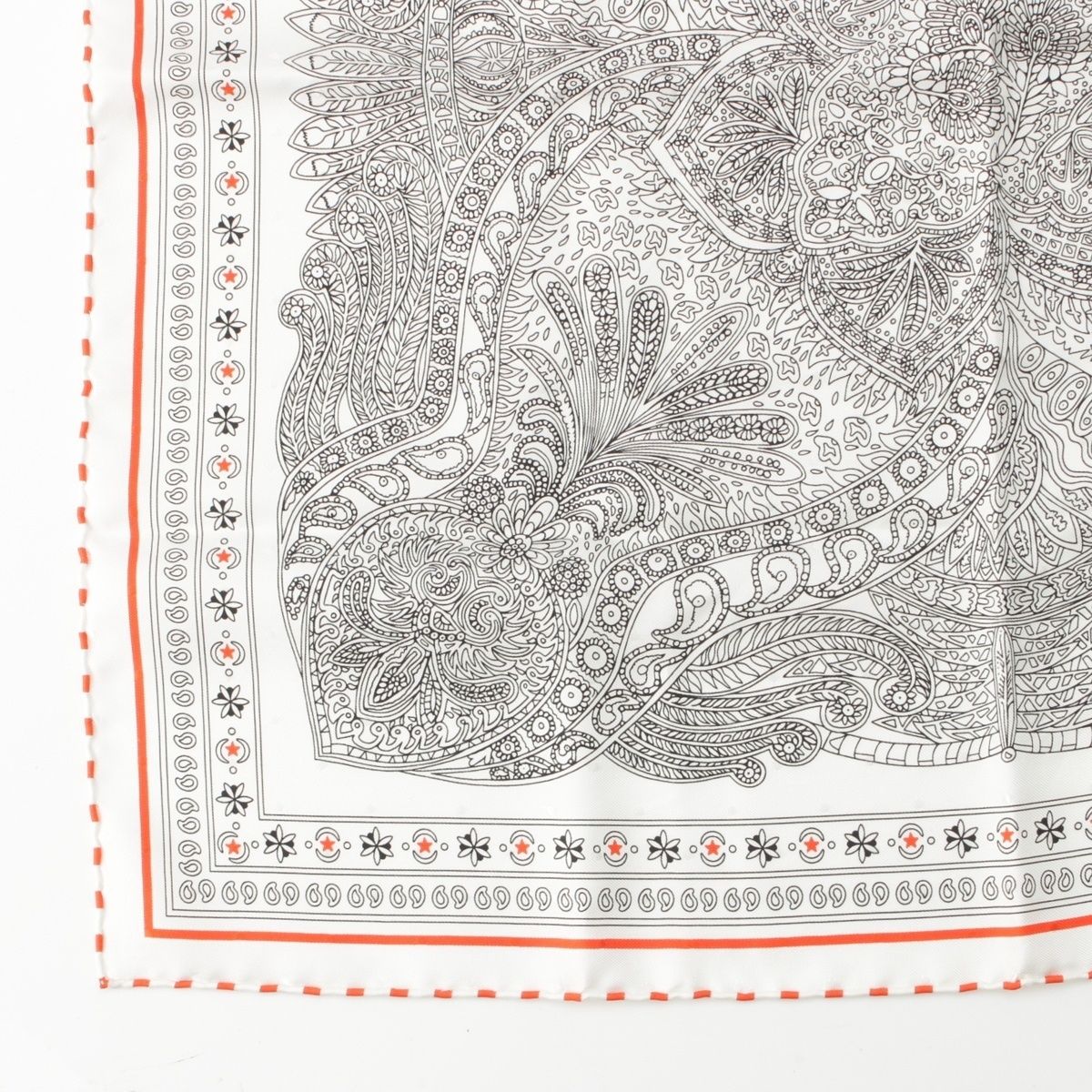 エルメス カレ55 Le Jardin de la Maharani マハラニの庭 シルク