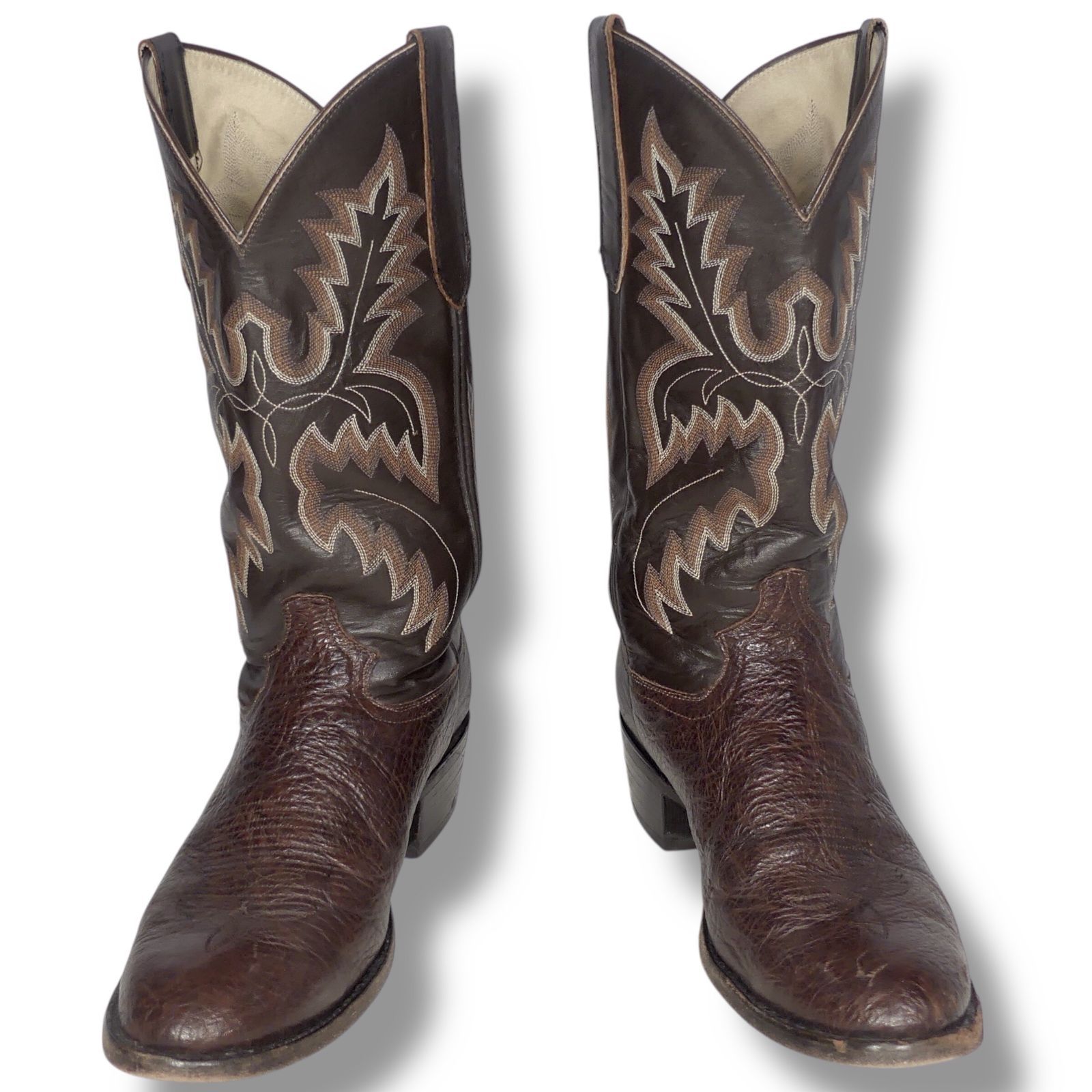 ウエスタンブーツ 28.5 ロング メンズ 10.5 D 茶 ウエスタンブーツサイズ28.5 cm一覧 SEULB屋着古 NS 498