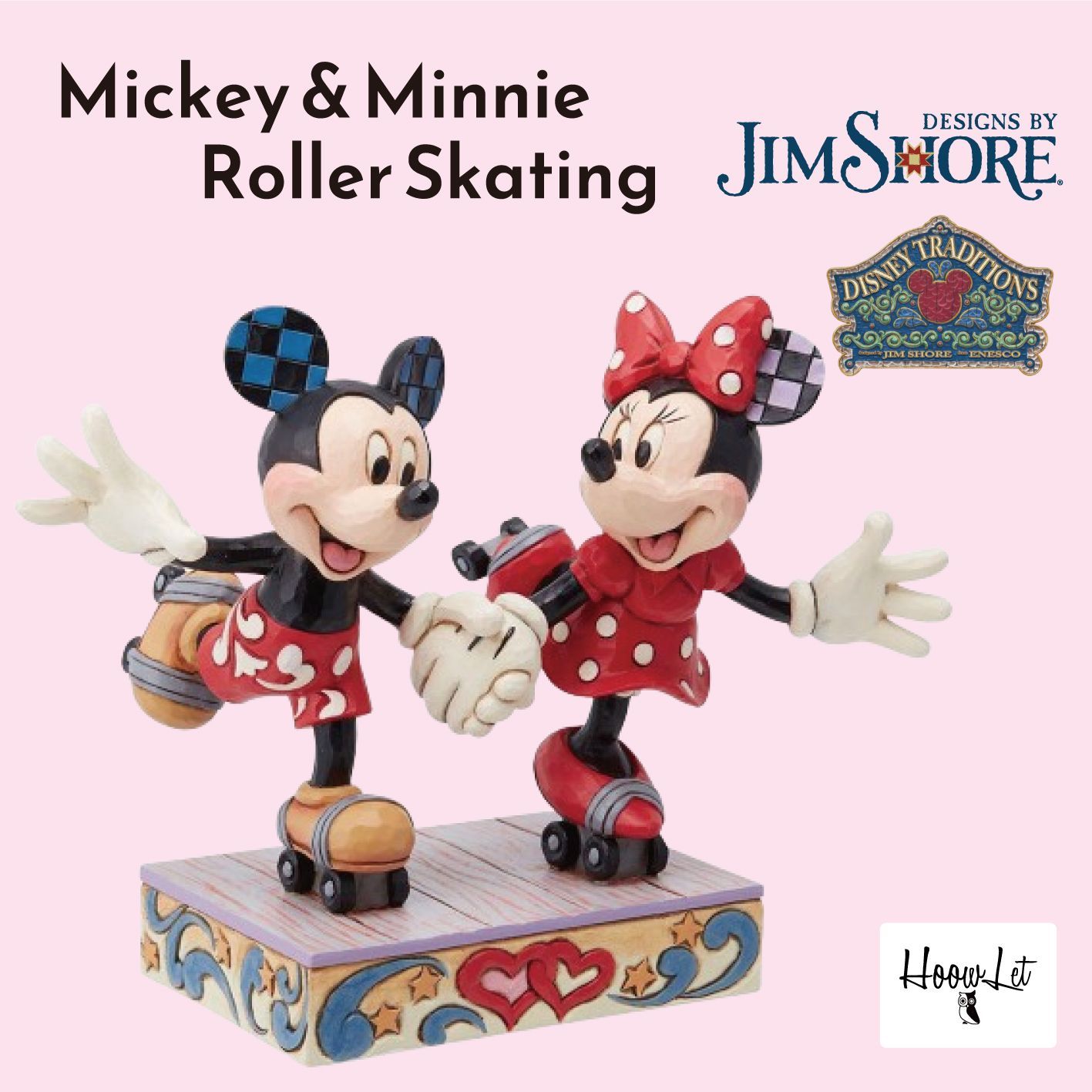 ジムショア ミッキー＆ミニー ローラースケート ディズニー フィギュア
