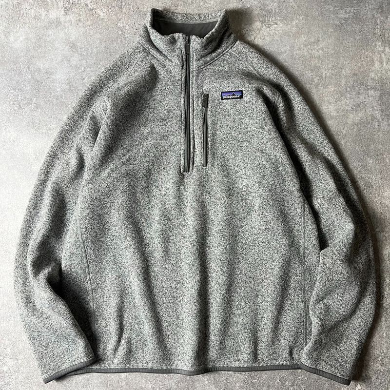 16年製 Patagonia 1/4 ジップネック ベターセーター ジャケット L / パタゴニア フリース ハイネック 霜降り グレー - メルカリ