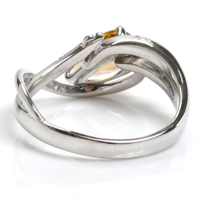 K18WG ホワイトゴールド リング・指輪 インペリアルトパーズ1.85ct  