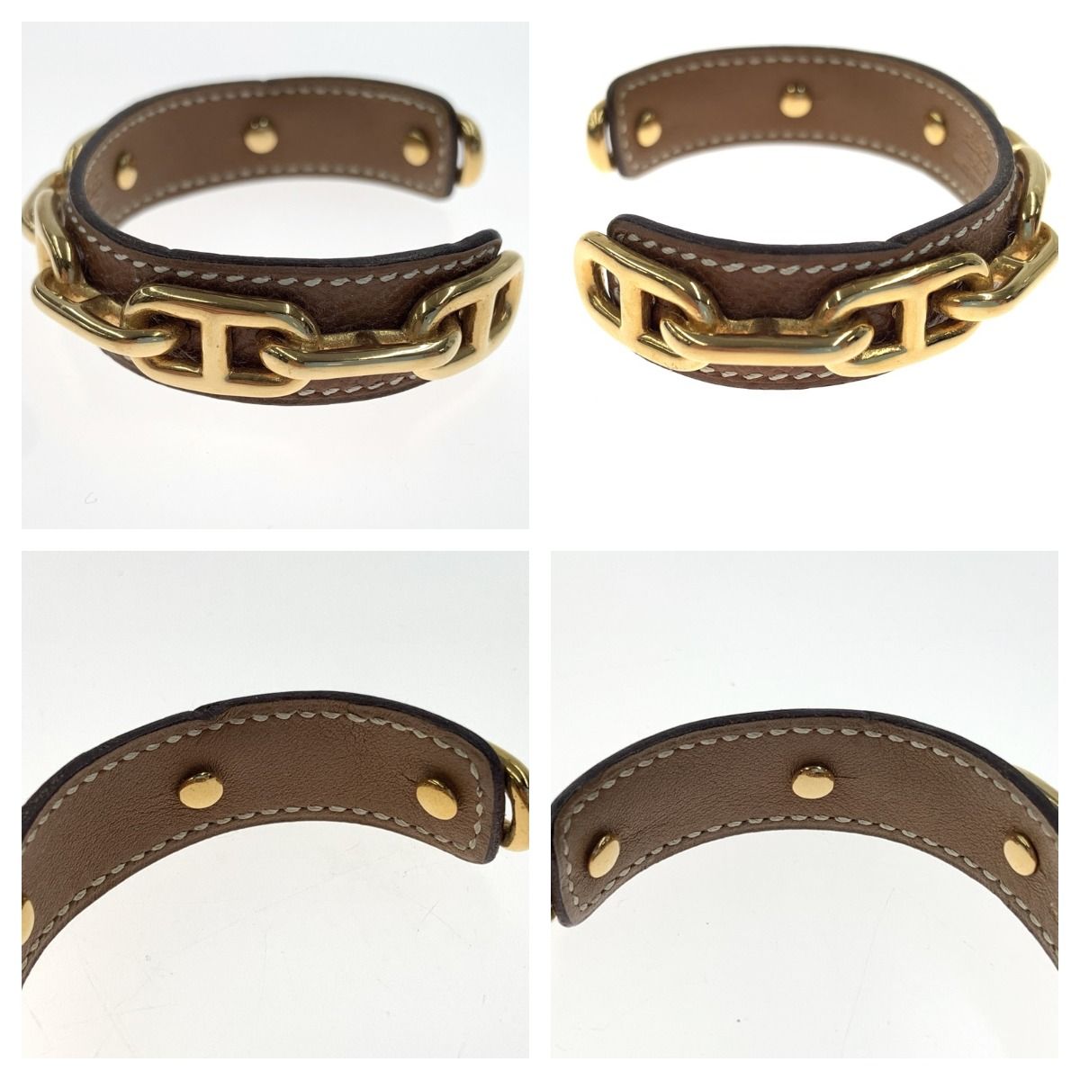 〇〇HERMES エルメス エルメス シェーヌダンクル バングル