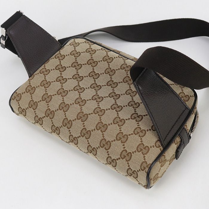 GUCCI グッチ GGキャンバス 449174 ボディバッグ キャンバス/レザー