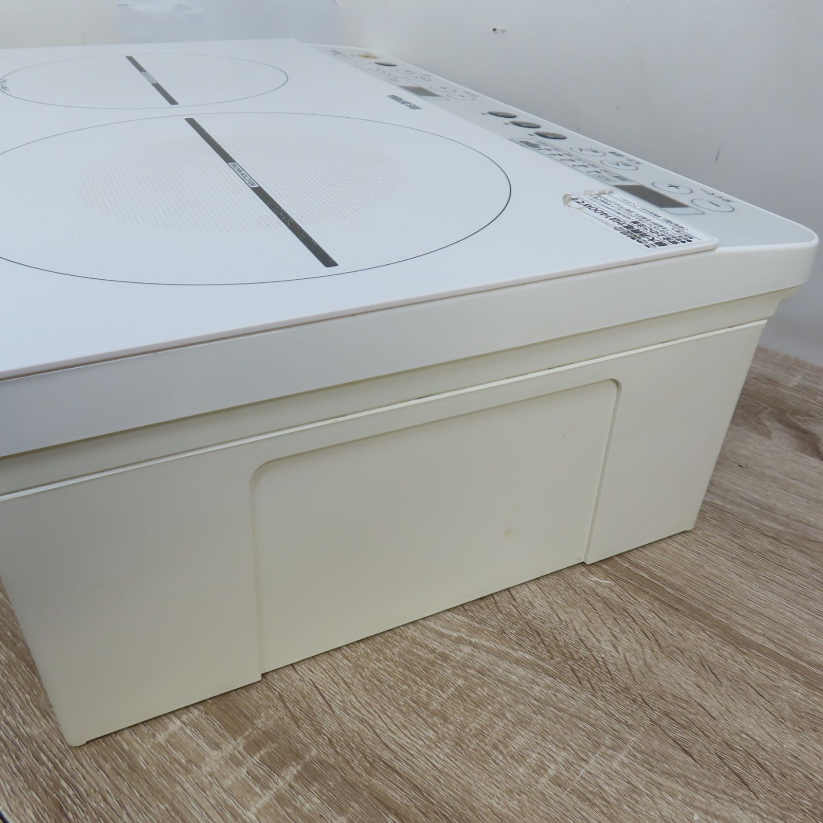 アイリスオーヤマ IRIS OHYAMA 2口 IHコンロ 脚付 IHK-W13SV 音声 
