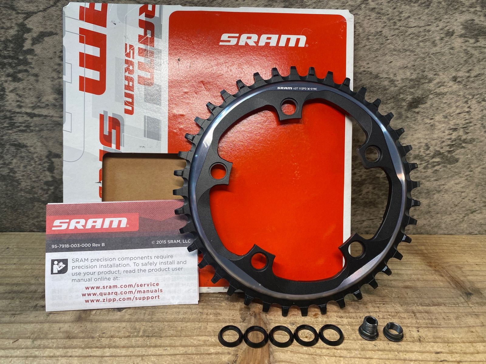 IZ674 スラム SRAM X-SYNC シングル チェーンリング 40T ナローワイド PCD110 5H