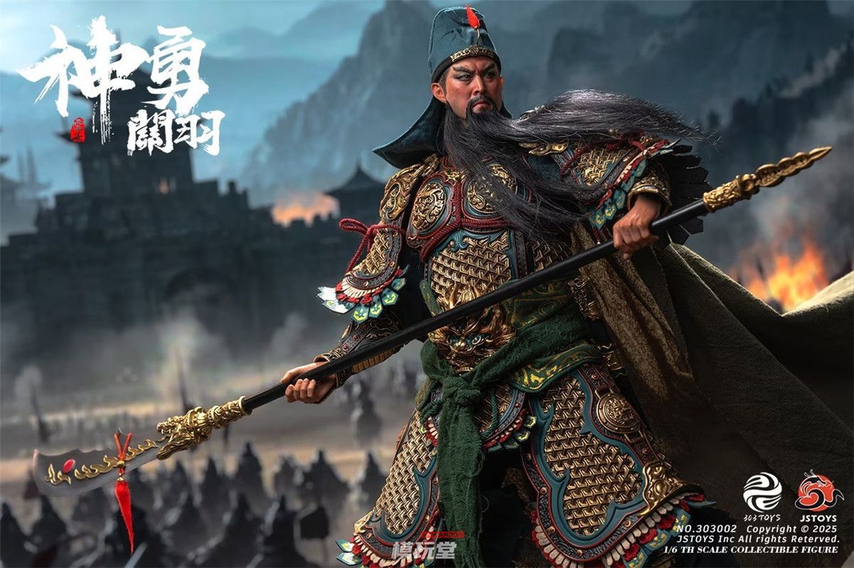 303TOYS x JSTOYS 1/6 三国シリーズ 関羽 雲長 豪華.Ver & 赤