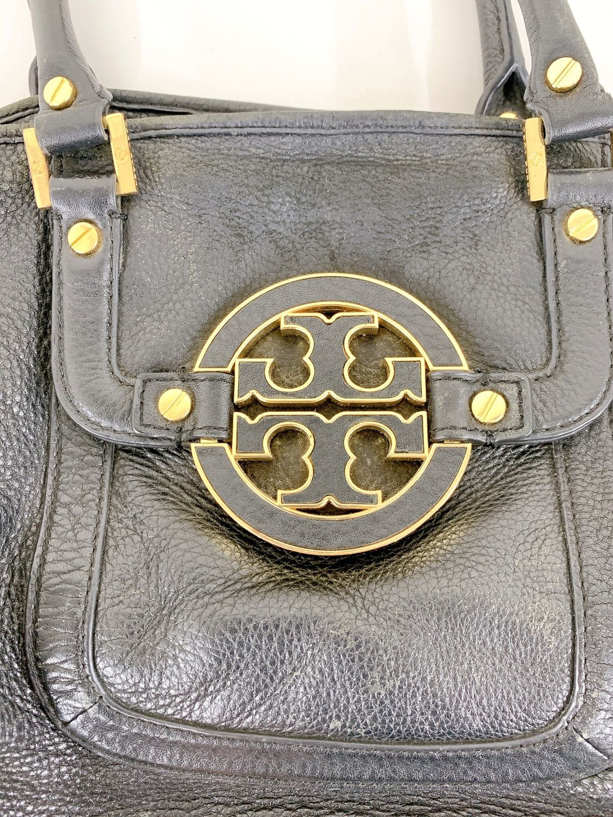 ＋ Tory Burch トリーバーチ レザー バッグ ブラック【バッグ】【2】