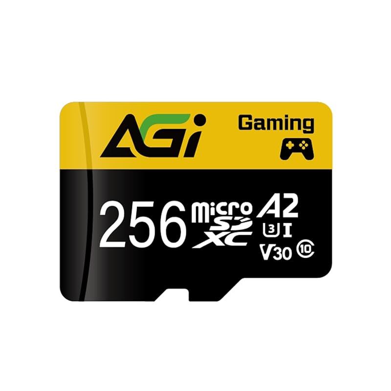 AGI 256GB TF138 MicroSDXC メモリカード A2 U3 V30 4K C10(読み込み・書き込み速度98/70MBs) 1