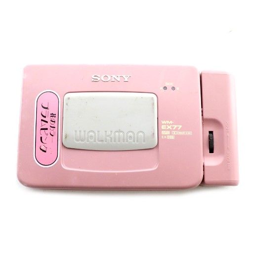 ソニー SONY カセットウォークマン WALKMAN ポータブル 花の プラムピンク WM-EX77 P MP GY18