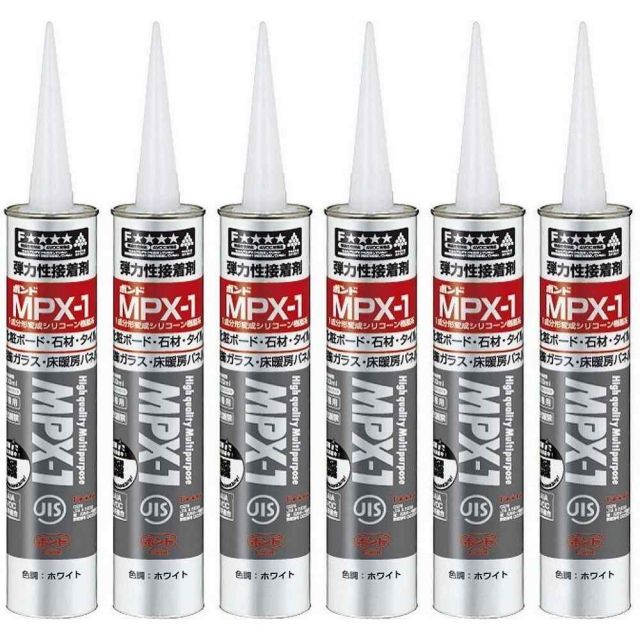 コニシ ボンドＭＰＸ−１ ホワイト ３３３ｍｌ カートリッジ 6個セット