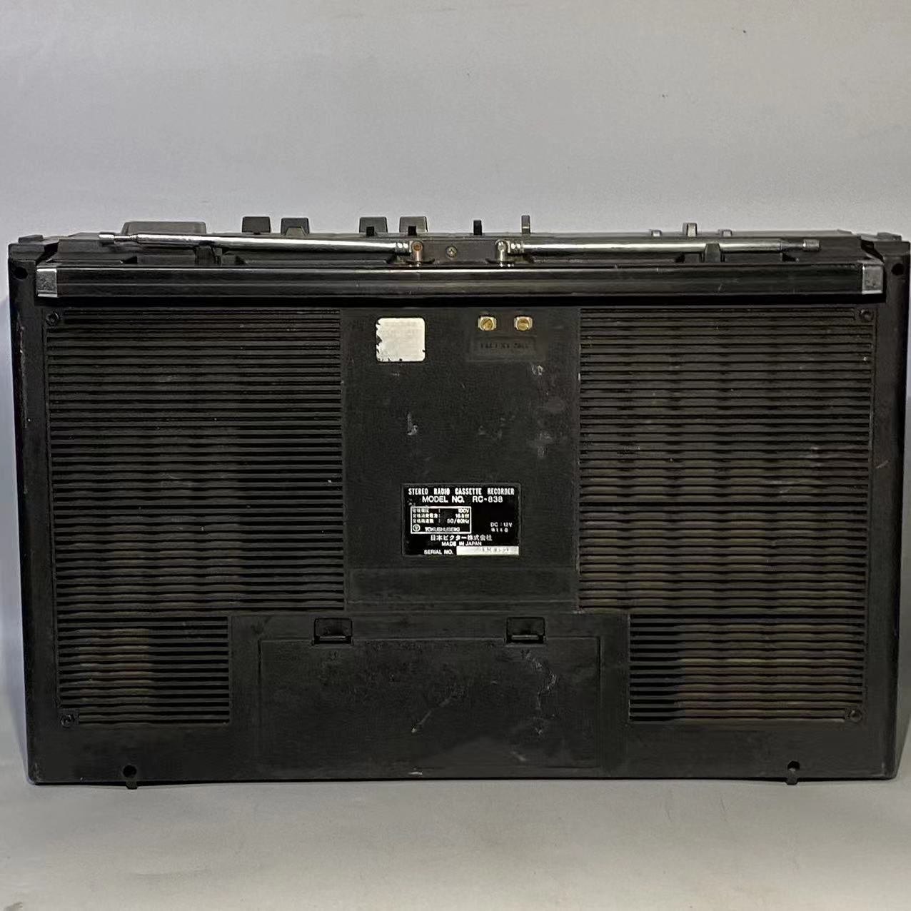 Victor ビクター RC-838 テープレコーダー ラジカセ 【通電可能