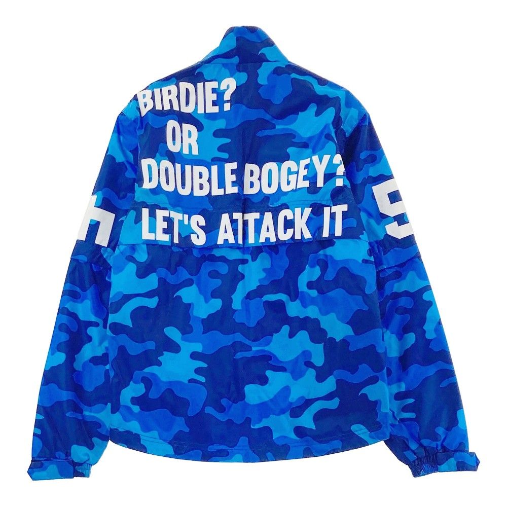 BIRDIE HUNT バーディーハント 2WAYジップジャケット ブラック系 LLLL ゴルフウェア メンズ ☆美品☆Birdie hunt バーディーハント &frasl; bh 2WAY フルジップ