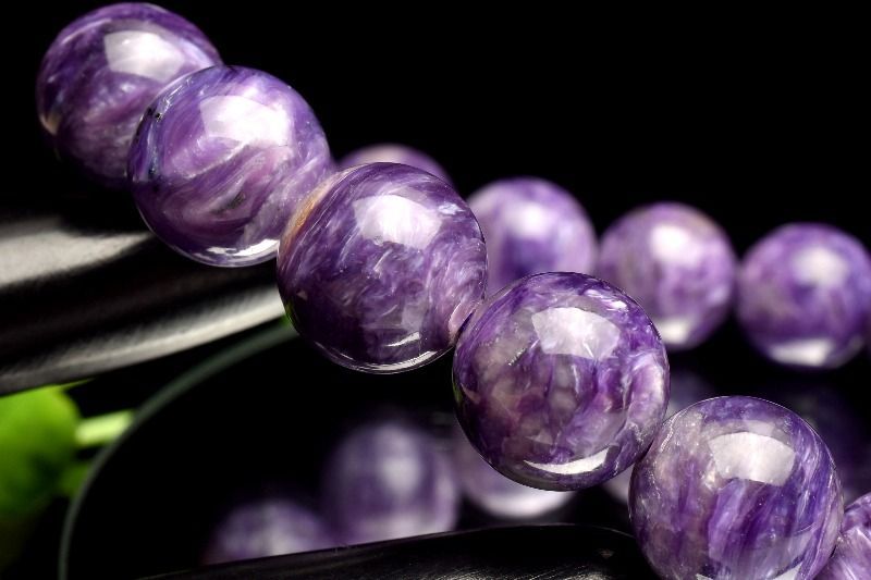 １点物 AA 高発色 エンジェルシリカ チャロアイト 11.5mm ブレスレット パワーストーン 天然石 _MA9426