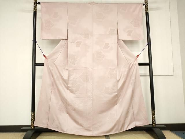 平和屋着物■上質な色無地　本草木染　長春色　逸品　未使用　DAAI4090yyy 平和屋着物□上質な色無地 黄金色 笹竹地紋 さが美扱い 正絹 逸品