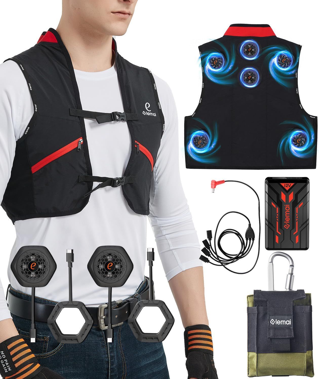 在庫処分 静音 ワークマン フリーサイズ 空調作業服と併用可 薄型＆コンパクト クールベスト 水洗い可 瞬間冷却 現場 空調冷却服 外仕事 バッテリーセット 冷却ブレート付き 2025夏新登場＆ペルチェ素子冷却技術 冷却ベスト 釣り ペルチェベスト 暑さ対策グ