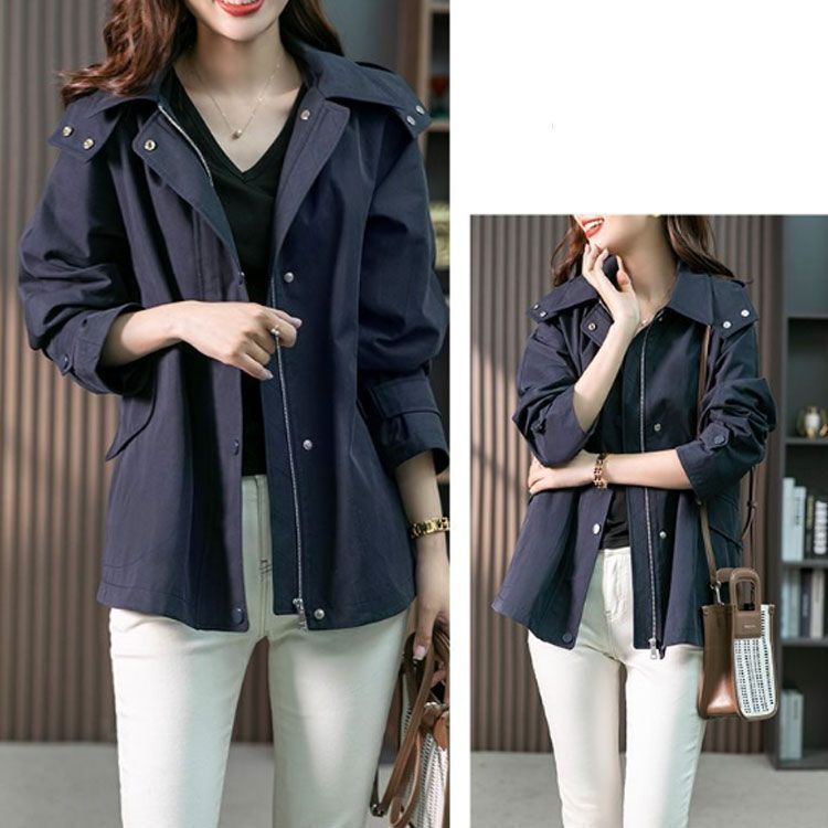  アウター パーカー レディース コート 羽織り 羽織 ライトアウター ジャケット マウンテンパーカー マンパ ブルゾン 春 春コート 長袖 フード付き 体型カバー ゆったり ミドル丈 カジュ ali 1502 パーカー トップス