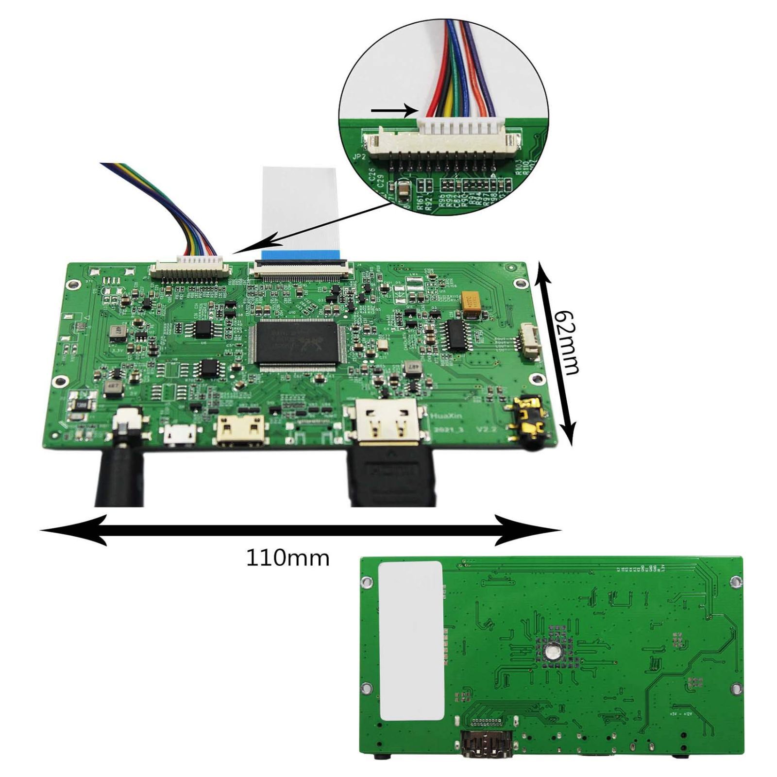 VSDISPLAY 9.7インチ IPS液晶パネル QXGA 解像度2048x1536 FPC 51ピン eDP HDMI LCDコントロール - 5