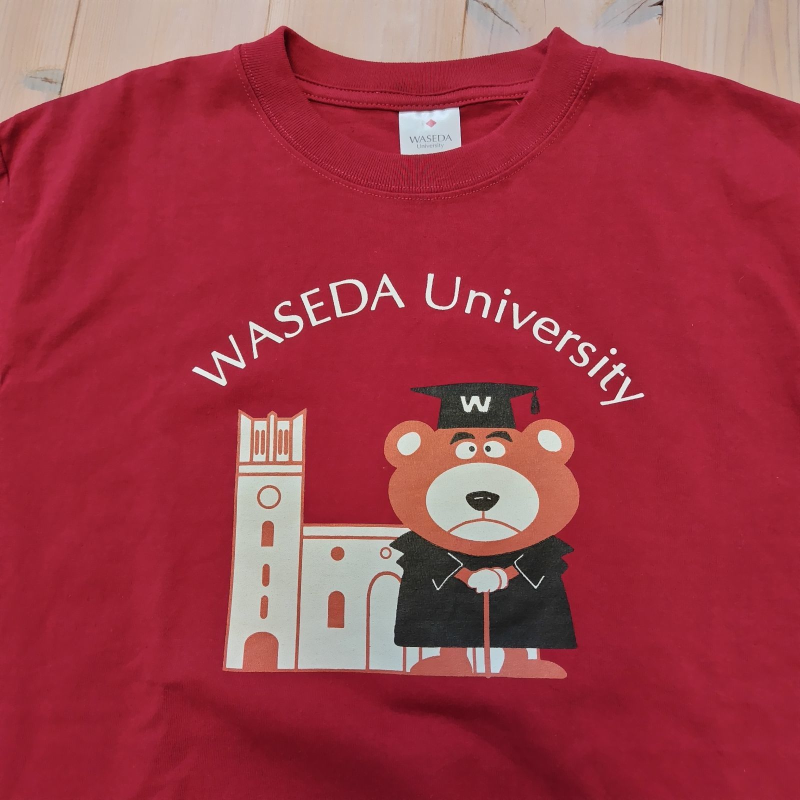 未使用品 早稲田大学 ワセダベア Tシャツ 早稲田ベア カレッジ