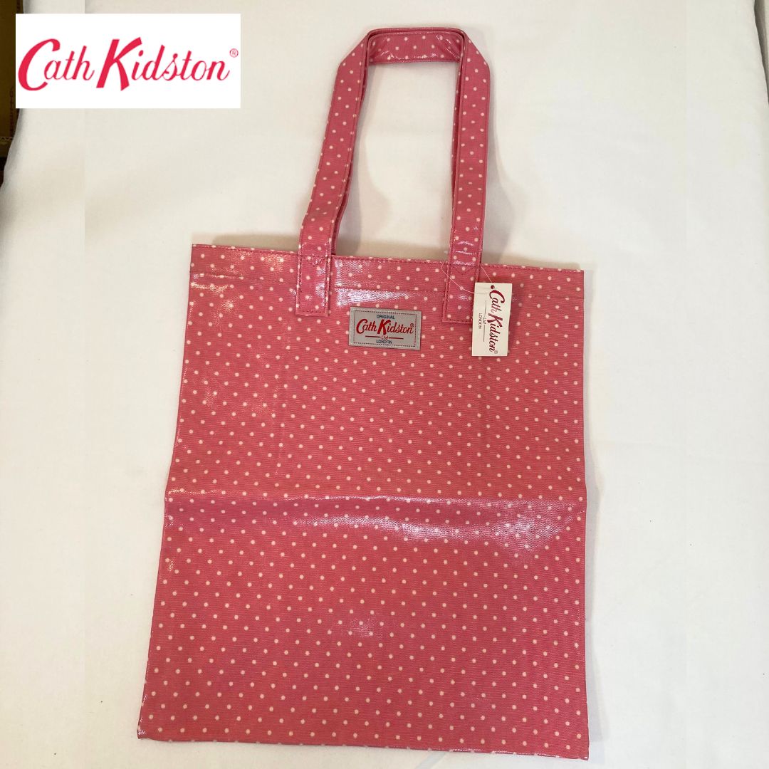 新品】CATH KIDSTON（キャスキッドソン） トートバッグ ピンク ドット ...