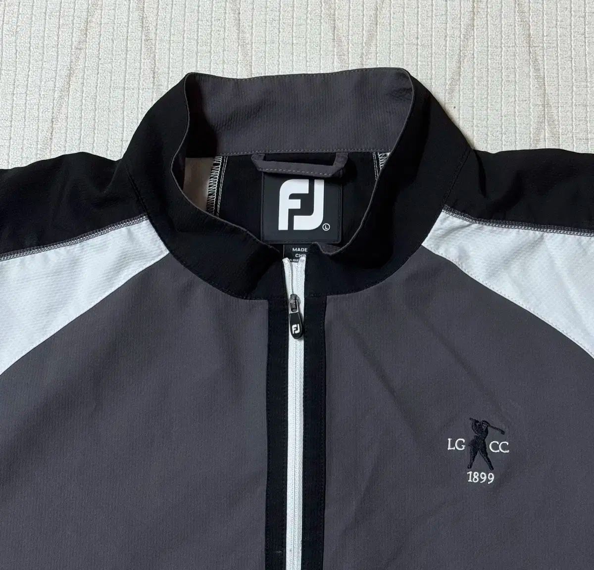 FootJoy グレー-ブラック ゴルフ メンズ ウィンドブレーカー L